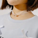 サークルパールデザインレースチョーカー | URBAN CHERRY | 詳細画像1