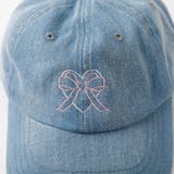 ハートリボン刺繍デニムキャップ | URBAN CHERRY | 詳細画像10