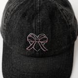 ハートリボン刺繍デニムキャップ | URBAN CHERRY | 詳細画像12