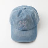 ハートリボン刺繍デニムキャップ | URBAN CHERRY | 詳細画像5