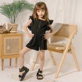 【さらっと触感】ワッフルショルダーフリルショートオールインワン | URBAN CHERRY | 詳細画像13