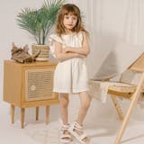 【さらっと触感】ワッフルショルダーフリルショートオールインワン | URBAN CHERRY | 詳細画像34