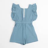【さらっと触感】ワッフルショルダーフリルショートオールインワン | URBAN CHERRY | 詳細画像7