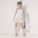 【リボンふくれジャガード】バックシャーリングオールインワン | URBAN CHERRY | 詳細画像13