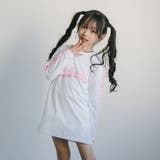 【U.TRACK】オーバーサイズサイドラインロゴワンピース | URBAN CHERRY | 詳細画像14