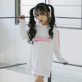 【U.TRACK】オーバーサイズサイドラインロゴワンピース | URBAN CHERRY | 詳細画像15