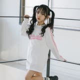 【U.TRACK】オーバーサイズサイドラインロゴワンピース | URBAN CHERRY | 詳細画像16
