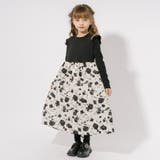 ショルダーパールフリル切り替えフラワーワンピース | URBAN CHERRY | 詳細画像3