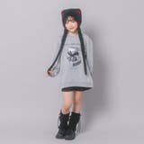 【CHIPIE/シピ】オーバーサイズシアーリボンキャットプリントミニワンピース | URBAN CHERRY | 詳細画像12