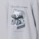 【CHIPIE/シピ】オーバーサイズシアーリボンキャットプリントミニワンピース | URBAN CHERRY | 詳細画像23