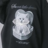 【CHIPIE/シピ】オーバーサイズシアーリボンキャットプリントミニワンピース | URBAN CHERRY | 詳細画像24