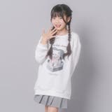 【CHIPIE/シピ】オーバーサイズシアーリボンキャットプリントミニワンピース | URBAN CHERRY | 詳細画像3