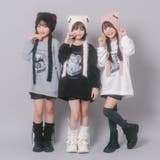 【CHIPIE/シピ】オーバーサイズシアーリボンキャットプリントミニワンピース | URBAN CHERRY | 詳細画像47