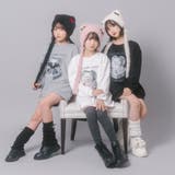 【CHIPIE/シピ】オーバーサイズシアーリボンキャットプリントミニワンピース | URBAN CHERRY | 詳細画像49