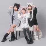 【CHIPIE/シピ】オーバーサイズシアーリボンキャットプリントミニワンピース | URBAN CHERRY | 詳細画像50