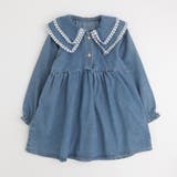 ダブルフリルカラーデザインデニムワンピース | URBAN CHERRY | 詳細画像2 