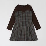 チェックビスチェドッキングワンピース | URBAN CHERRY | 詳細画像6 