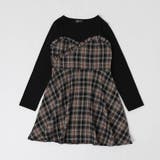 チェックビスチェドッキングワンピース | URBAN CHERRY | 詳細画像8 