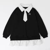 【CHIPIE シピ】(取り外し可能タイ付)ワンポイントロゴ刺繍ドッキングワンピ… | URBAN CHERRY | 詳細画像7 