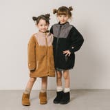 おうちで洗える!ハートロゴ刺繍中綿キルティングMIXボアコート | URBAN CHERRY | 詳細画像23 