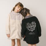 おうちで洗える!ハートロゴ刺繍中綿キルティングMIXボアコート | URBAN CHERRY | 詳細画像3 