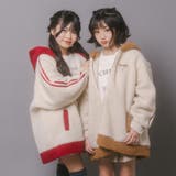 おうちで洗える!オーバーサイズサイドラインバックリボンボアアウター | URBAN CHERRY | 詳細画像15 