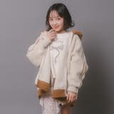 おうちで洗える!オーバーサイズサイドラインバックリボンボアアウター | URBAN CHERRY | 詳細画像28 