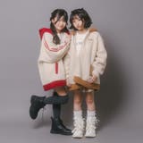 おうちで洗える!オーバーサイズサイドラインバックリボンボアアウター | URBAN CHERRY | 詳細画像52 