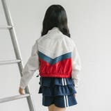 【U.TRACK/ユードットトラック】スタンドカラー配色ジップブルゾン | URBAN CHERRY | 詳細画像10 