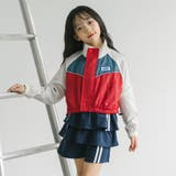 【U.TRACK/ユードットトラック】スタンドカラー配色ジップブルゾン | URBAN CHERRY | 詳細画像11 