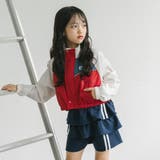 【U.TRACK/ユードットトラック】スタンドカラー配色ジップブルゾン | URBAN CHERRY | 詳細画像13 