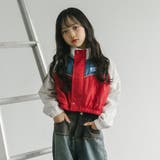 【U.TRACK/ユードットトラック】スタンドカラー配色ジップブルゾン | URBAN CHERRY | 詳細画像19 