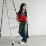 【U.TRACK/ユードットトラック】スタンドカラー配色ジップブルゾン | URBAN CHERRY | 詳細画像21 