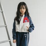 【U.TRACK/ユードットトラック】スタンドカラー配色ジップブルゾン | URBAN CHERRY | 詳細画像3 