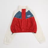 【U.TRACK/ユードットトラック】スタンドカラー配色ジップブルゾン | URBAN CHERRY | 詳細画像5 