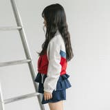 【U.TRACK/ユードットトラック】スタンドカラー配色ジップブルゾン | URBAN CHERRY | 詳細画像9 