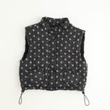 ミニフラワープリントデザイン中綿ベスト | URBAN CHERRY | 詳細画像2 