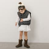 ミニフラワープリントデザイン中綿ベスト | URBAN CHERRY | 詳細画像3 