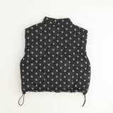 ミニフラワープリントデザイン中綿ベスト | URBAN CHERRY | 詳細画像4 