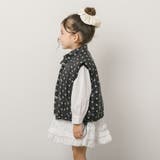 ミニフラワープリントデザイン中綿ベスト | URBAN CHERRY | 詳細画像5 