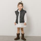 ミニフラワープリントデザイン中綿ベスト | URBAN CHERRY | 詳細画像9 