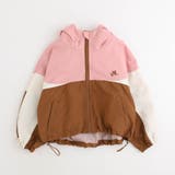 配色ワンポイントロゴデザインフード付きアノラックパーカー | URBAN CHERRY | 詳細画像2 