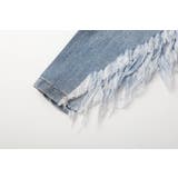 アシンメトリーフリンジデニムスカート | URBAN CHERRY | 詳細画像11 