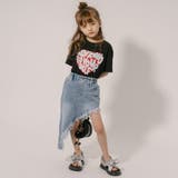 アシンメトリーフリンジデニムスカート | URBAN CHERRY | 詳細画像3 