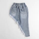 アシンメトリーフリンジデニムスカート | URBAN CHERRY | 詳細画像4 