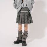 【インナーパンツ付き】レース切り替えリボンプリーツスカート | URBAN CHERRY | 詳細画像7