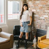 バタフライデザインキュロットデニムスカート | URBAN CHERRY | 詳細画像11 