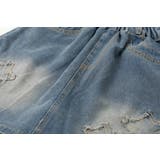 バタフライデザインキュロットデニムスカート | URBAN CHERRY | 詳細画像13 