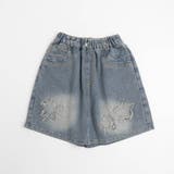 バタフライデザインキュロットデニムスカート | URBAN CHERRY | 詳細画像2 