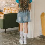 バタフライデザインキュロットデニムスカート | URBAN CHERRY | 詳細画像6 